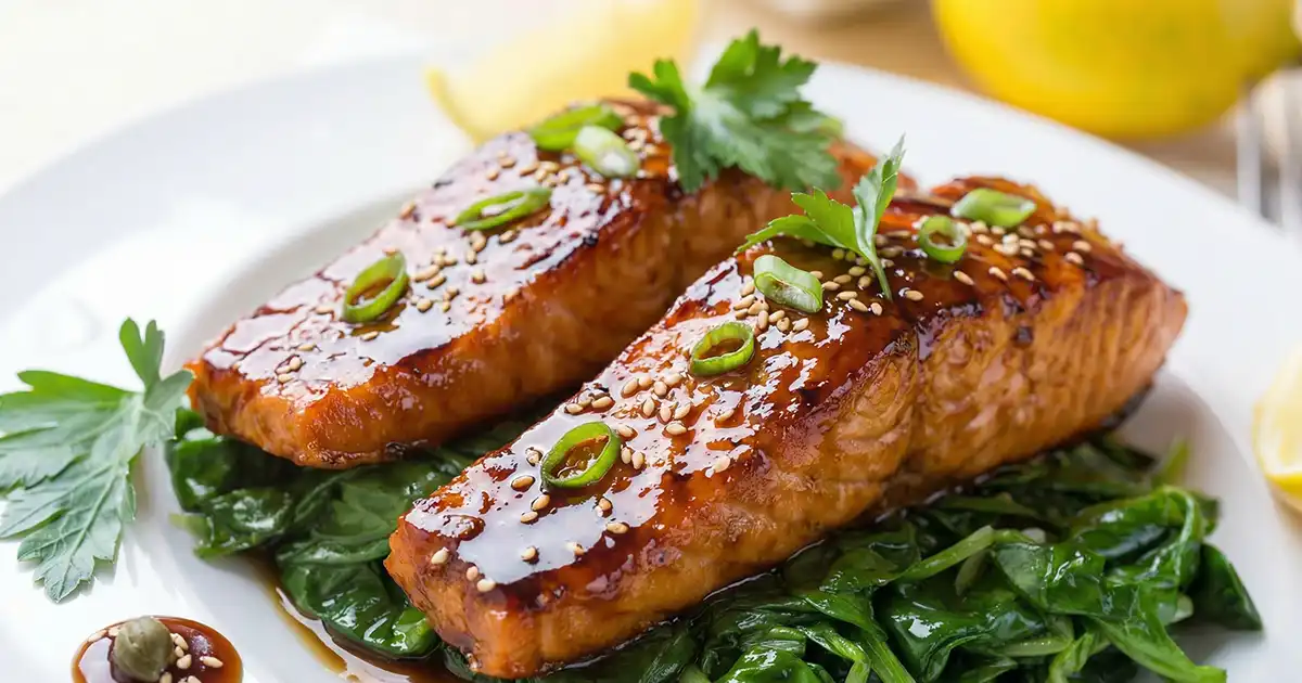 Laks Teriyaki – perfekt glasert med hjemmelaget saus